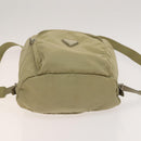 PRADA Backpack Nylon Khaki Silver Auth bs27513-5