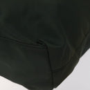 PRADA Tote Bag Nylon Green Silver Auth bs27520-10