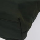 PRADA Tote Bag Nylon Green Silver Auth bs27520-12