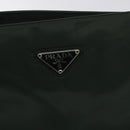 PRADA Tote Bag Nylon Green Silver Auth bs27520-14