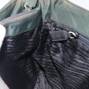 PRADA Tote Bag Nylon Green Silver Auth bs27520-18