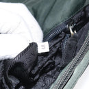 PRADA Tote Bag Nylon Green Silver Auth bs27520-22