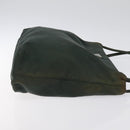 PRADA Tote Bag Nylon Green Silver Auth bs27520-4
