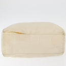 PRADA Hand Bag Nylon White Silver Auth bs27522-14