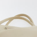 PRADA Hand Bag Nylon White Silver Auth bs27522-5