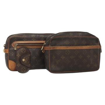 LOUIS VUITTON Monogram Clutch Bag 3Set LV Auth bs27528