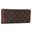LOUIS VUITTON Monogram Portefeuille Adele Wallet Fuchsia M61269 LV Auth bs27531-1
