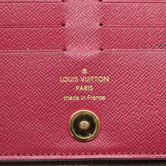 LOUIS VUITTON Monogram Portefeuille Adele Wallet Fuchsia M61269 LV Auth bs27531