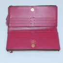 LOUIS VUITTON Monogram Portefeuille Adele Wallet Fuchsia M61269 LV Auth bs27531-9