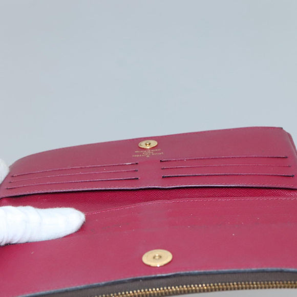 LOUIS VUITTON Monogram Portefeuille Adele Wallet Fuchsia M61269 LV Auth bs27531