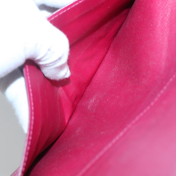 LOUIS VUITTON Monogram Portefeuille Adele Wallet Fuchsia M61269 LV Auth bs27531