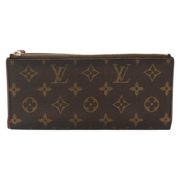 LOUIS VUITTON Monogram Portefeuille Adele Wallet Fuchsia M61269 LV Auth bs27531