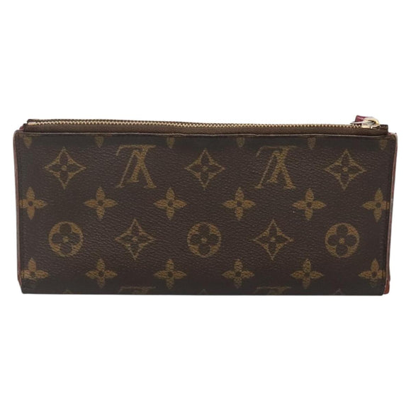 LOUIS VUITTON Monogram Portefeuille Adele Wallet Fuchsia M61269 LV Auth bs27531
