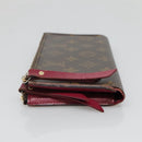 LOUIS VUITTON Monogram Portefeuille Adele Wallet Fuchsia M61269 LV Auth bs27531-4