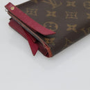 LOUIS VUITTON Monogram Portefeuille Adele Wallet Fuchsia M61269 LV Auth bs27531-7