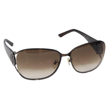 LOEWE Sunglasses plastic Brown Auth bs27533