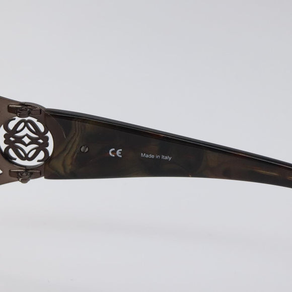 LOEWE Sunglasses plastic Brown Auth bs27533