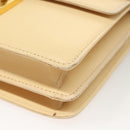 FENDI Zucca Canvas Hand Bag Canvas Leather 2way Beige Gold Auth bs27537-16