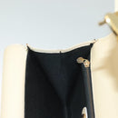 FENDI Zucca Canvas Hand Bag Canvas Leather 2way Beige Gold Auth bs27537-22