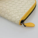BOTTEGA VENETA INTRECCIATO Long Wallet Leather Yellow 114076 Auth bs27539-15