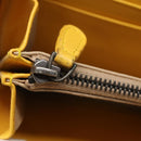 BOTTEGA VENETA INTRECCIATO Long Wallet Leather Yellow 114076 Auth bs27539-17