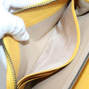 BOTTEGA VENETA INTRECCIATO Long Wallet Leather Yellow 114076 Auth bs27539-18