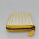 BOTTEGA VENETA INTRECCIATO Long Wallet Leather Yellow 114076 Auth bs27539-4