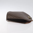 CELINE Macadam Canvas Shoulder Bag PVC Leather Brown Gold Auth bs27542-3