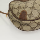 GUCCI GG Supreme Web Sherry Line Bag PVC Beige Gold 156 02 066 Auth bs27546-10