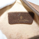 GUCCI GG Supreme Web Sherry Line Bag PVC Beige Gold 156 02 066 Auth bs27546-16