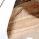 GUCCI GG Supreme Web Sherry Line Bag PVC Beige Gold 156 02 066 Auth bs27546-17