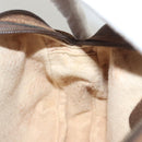 GUCCI GG Supreme Web Sherry Line Bag PVC Beige Gold 156 02 066 Auth bs27546-19