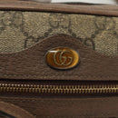 GUCCI GG Supreme Web Sherry Line Shoulder Bag PVC Beige Gold 517350 Auth bs27547-17