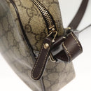 GUCCI GG Supreme Shoulder Bag PVC Beige Gold 233268 Auth bs27549-9