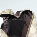 GUCCI GG Supreme Shoulder Bag PVC Beige Gold 233268 Auth bs27549-21