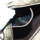 GUCCI GG Supreme Shoulder Bag PVC Beige Gold 233268 Auth bs27549-11