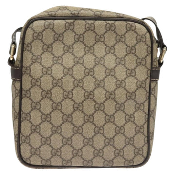 GUCCI GG Supreme Shoulder Bag PVC Beige Gold 233268 Auth bs27549 - 0