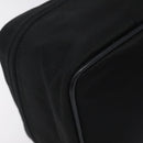 GUCCI Vanity Bamboo Pouch Nylon Black Silver 032 2265 0150 Auth bs27552-15