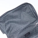 GUCCI Vanity Bamboo Pouch Nylon Black Silver 032 2265 0150 Auth bs27552-10