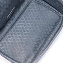 GUCCI Vanity Bamboo Pouch Nylon Black Silver 032 2265 0150 Auth bs27552-11