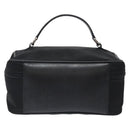 GUCCI Vanity Bamboo Pouch Nylon Black Silver 032 2265 0150 Auth bs27552-2