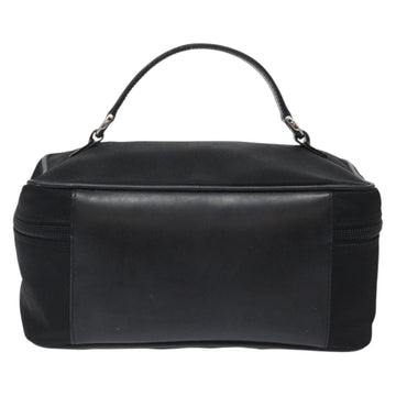 GUCCI Vanity Bamboo Pouch Nylon Black Silver 032 2265 0150 Auth bs27552 - 0