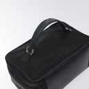 GUCCI Vanity Bamboo Pouch Nylon Black Silver 032 2265 0150 Auth bs27552-6