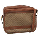 GUCCI Micro GG Supreme Shoulder Bag PVC Beige Gold 001 115 5443 Auth bs27554-1