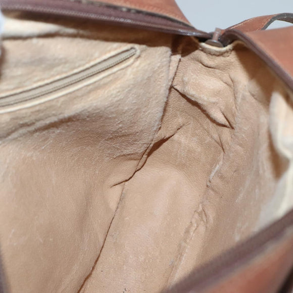 GUCCI Micro GG Supreme Shoulder Bag PVC Beige Gold 001 115 5443 Auth bs27554