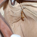 GUCCI Micro GG Supreme Shoulder Bag PVC Beige Gold 001 115 5443 Auth bs27554-18