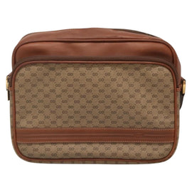 GUCCI Micro GG Supreme Shoulder Bag PVC Beige Gold 001 115 5443 Auth bs27554 - 0