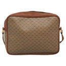 GUCCI Micro GG Supreme Shoulder Bag PVC Beige Gold 001 115 5443 Auth bs27554-3