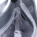 GUCCI Shoulder Bag Leather Black Silver Auth bs27555-19