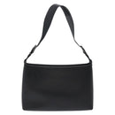 GUCCI Shoulder Bag Leather Black Silver Auth bs27555-13